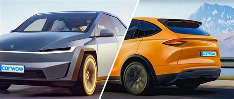 Future Tesla Model X Rendered With And Without The Cybertruck Treatment