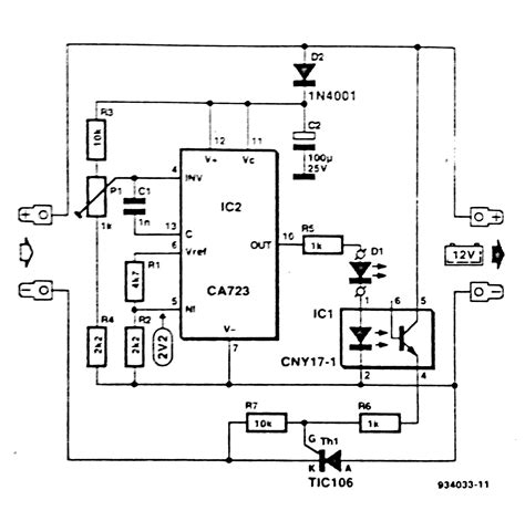 Parts of a battery diagram. Lead Acid Battery Condition Checker Circuit Diagram