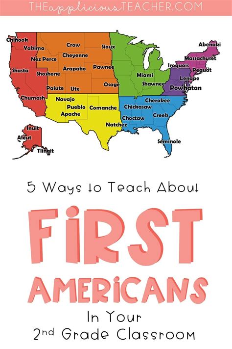 The Map Of The United States With Text That Reads 5 Ways To Teach About
