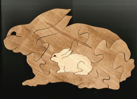 Rabbit Puzzle Scroll Saw Woodworking And Crafts Photo Gallery