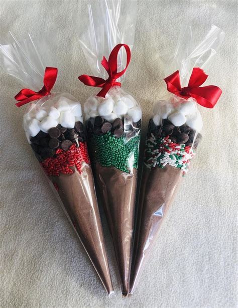 Christmas Hot Cocoa Cones In 2020 Christmas Hot Chocolate Christmas