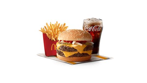 Double Quarter Pounder Meal Mcdonald S Burgers Fries More Mcdonald S Pakistan