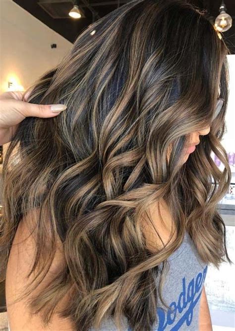 Gorgeous Brunette Balayage Hair Highlights Ideas For Brown Hair With Blonde Highlights