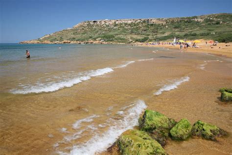 Onze absolute favoriet is golden sands beach in het noordwesten van malta. Malta, Ramla-Bay, Gozo, Strand, Westlicher Teil ...
