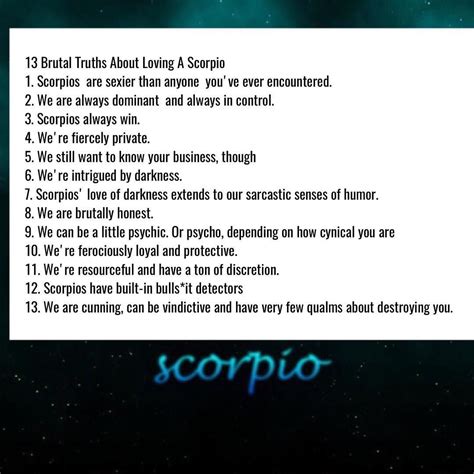 13 Brutal Truths About Loving A Scorpio Astrology Followforlike