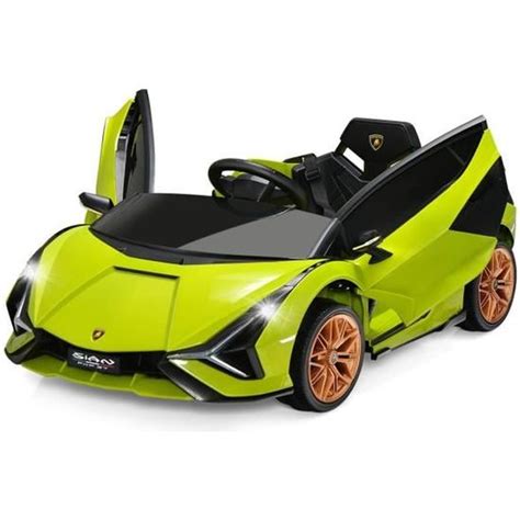Lamborghini Sian Voiture Électrique 12v45 Ah Pour Enfants 3 8 Ans