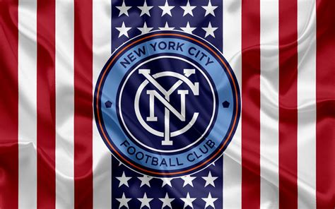 New York City Football Club Logo 4k Ultra Hd Wallpaper Background