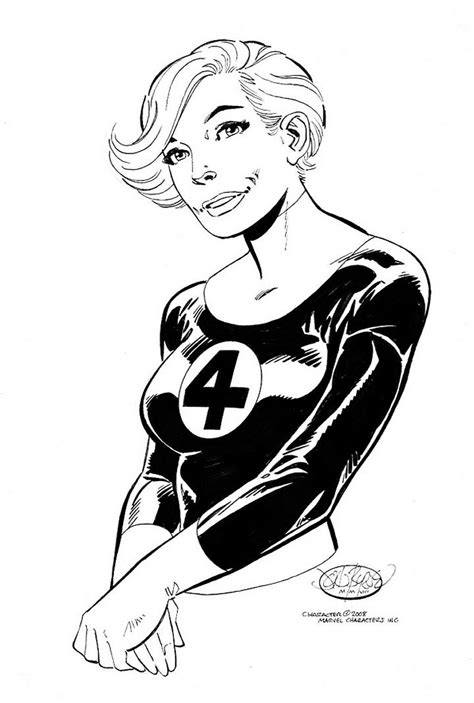 Johnbyrnedraws Invisible Woman Commission By John Byrne 2008