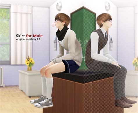 Skirt For Male At Imadako Sims 4 Updates
