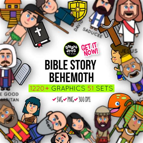 Bible Stories Clip Art Growing Bundle Educational Clip Arts