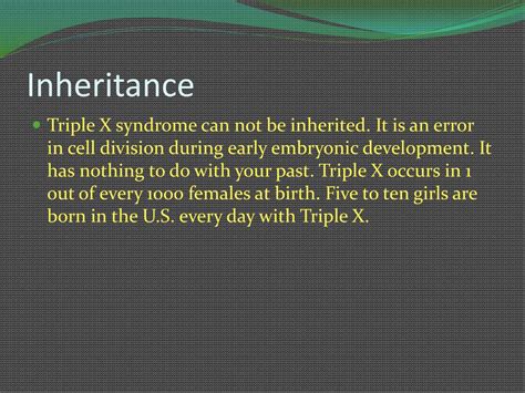 Ppt Triple X Syndrome Powerpoint Presentation Free Download Id5816143