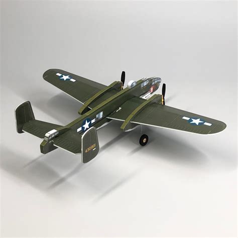 Minimumrc B 25 Mitchell Bomber 360mm Wingspan Micro 3ch Rc Airplane Kit