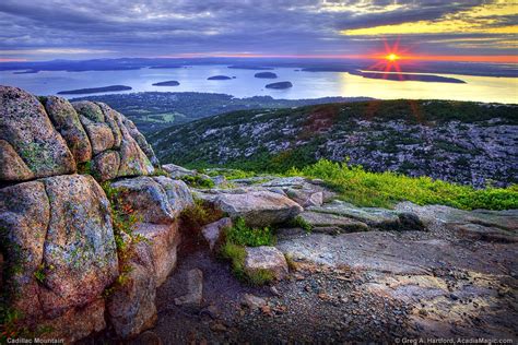 Acadia National Park Cadillac Mountain Bar Harbor