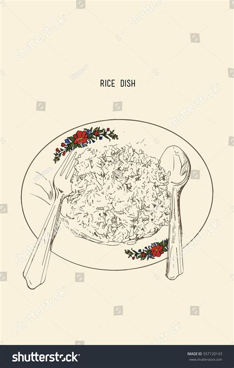 how to draw rice in a plate - newvanhelsingmovie
