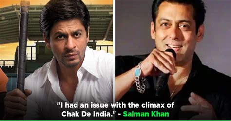 Did You Know Salman Khan Rejected Chak De India And Shah Rukh Khan Thought It Was The Worst Film