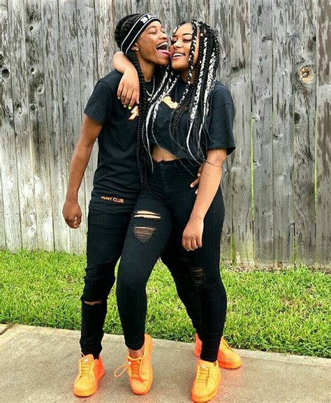 Matching couples offers stylish yet affordable casual wear. Follow @Guap PincessCe for more!🌈 | Matching couple outfits, Couple outfits, Cute lesbian couples