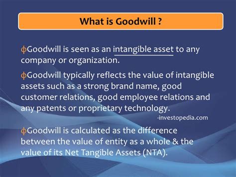 If you're unsure of where. Goodwill of a company-Accounting aspect.
