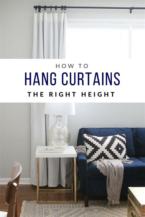 People usually expect curtains to hang just above the tops of windows. How to Hang Curtains to Transform Your Windows | Sewing ...