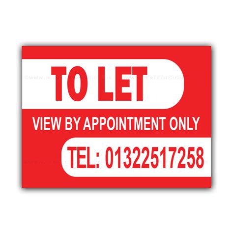 To Let Correx Sign Boards Estate Agent Property House Signs X 2