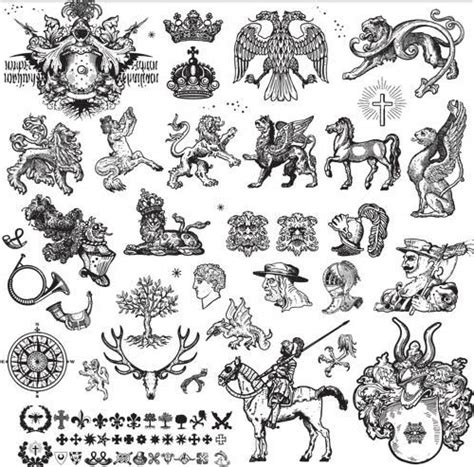 Different Elements vectors free download