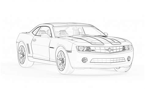 Chevy Camaro Coloring Pages