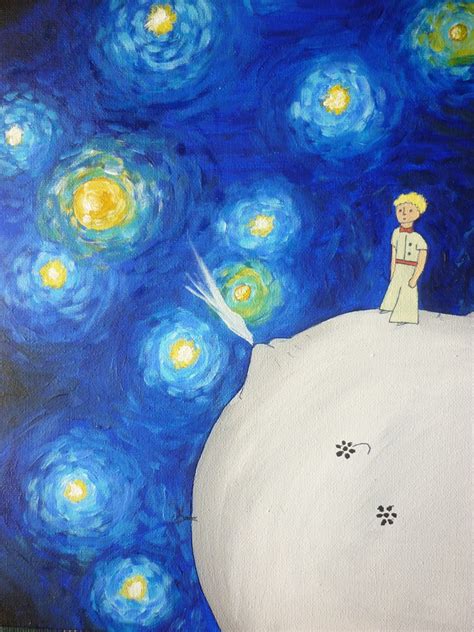 The little prince button art le petit prince button & swarovski art belle papiers. Le Petit Prince Van Gogh Cover by C-h-a-r-l-i on DeviantArt