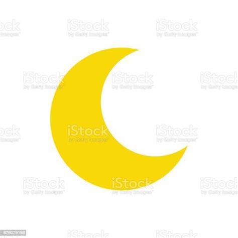 Ikon Bulan Ilustrasi Vektor Ilustrasi Stok Unduh Gambar Sekarang