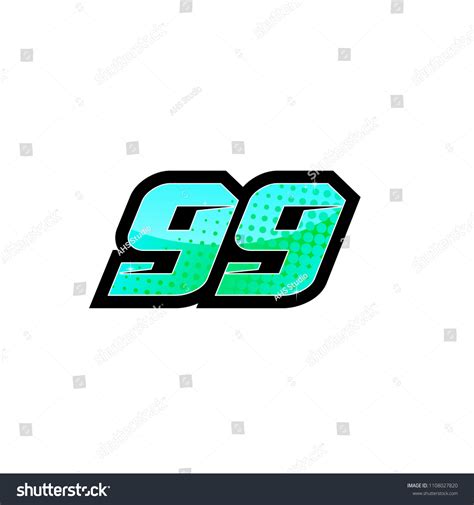 Racing Number Start Racing Number Sport Stock Vector Royalty Free