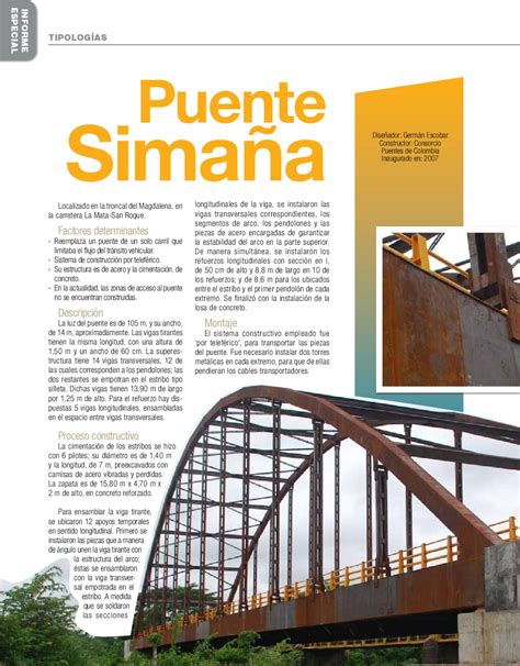 Maybe you would like to learn more about one of these? Informe Especial 159: Puentes by LEGIS SA - Issuu