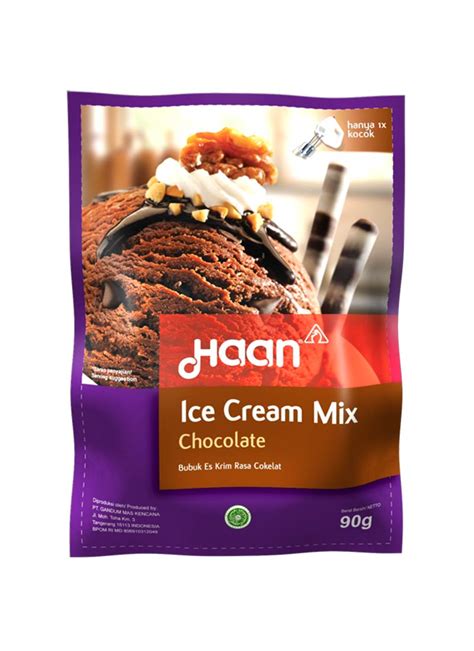 Haan Ice Cream Mix Chocolate 90g Klikindomaret