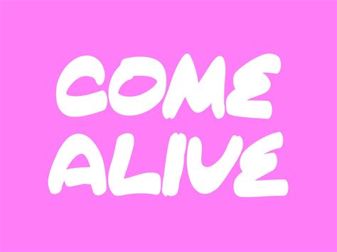 Come Alive Font - Befonts.com