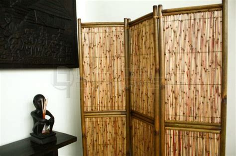 “yupin” 3 Panel Bamboo Divider Leoque Collection One Look One