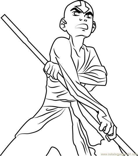 You can either choose to color your drawings online or print them. Printable Avatar The Last Airbender Coloring Pages ...