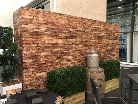 Free Standing Brick Wall Designs To Cover Old Walls Plants And Other