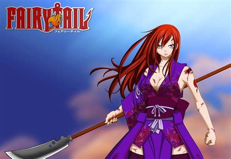 Fairy Tail Erza Scarlet Fairy Tail Battle Titania Anime Erza