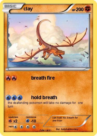Check spelling or type a new query. Pokémon clay 160 160 - breath fire - My Pokemon Card