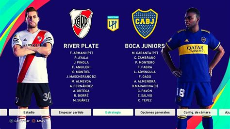 River Plate Vs Boca Juniors En Pes21 Youtube