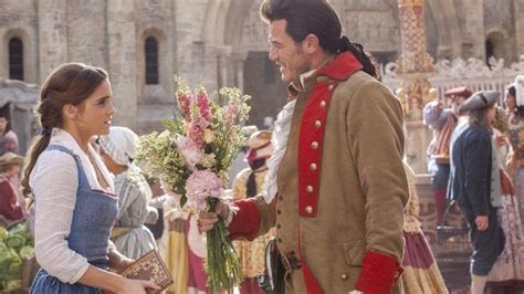 Luke Evans With Emma Watson ️ Gaston And Belle Beauty And The Beast