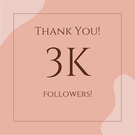 Instagram Thank You K Followers Digital Download Etsy