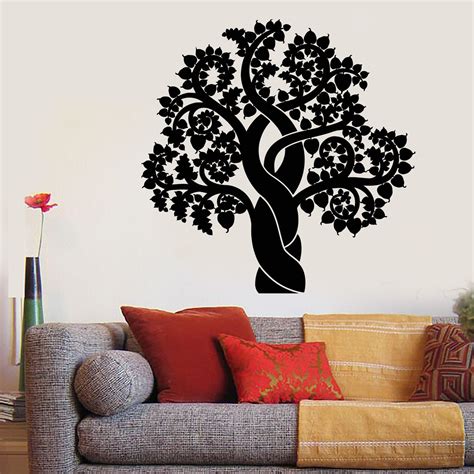 Vinyl Wall Decal Bonsai Asian Japanese Dwarf Tree Garden Hobbies Stick