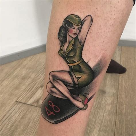 Best Pinup Tattoo Girl Designs Meanings Add Style In