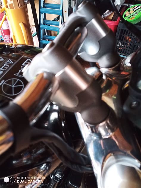 Handlebar Risers 1 Fitted Triumph Rat Motorcycle Forums