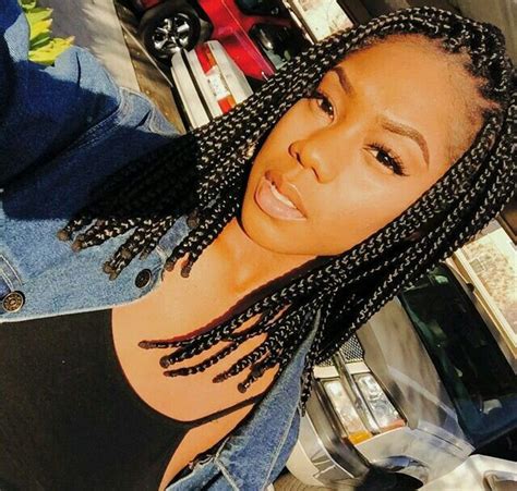 Here are some easy braids to wear in your short hair. 91 best images about Short Box Braids on Pinterest