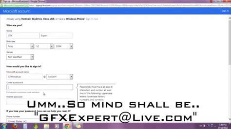 How To Create A Msn Email Account 2015 Youtube