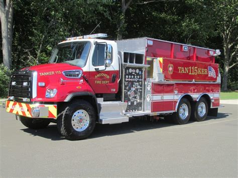 Spartan 3000 Gallon Tanker New Fire Truck Delivery New England Fire