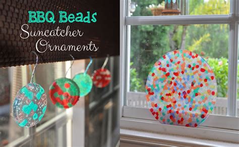 Bbq Beads Suncatcher Ornaments Crafts Suncatcher Craft Suncatchers