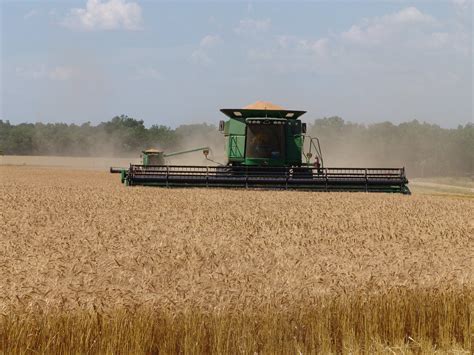 Kansas Wheat Harvest Harvesting Hard Red Winter Wheat In S Flickr