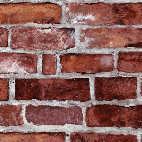 Peel And Stick Brick Wallpaper Brick Wallpaper Peel And Stick Brick