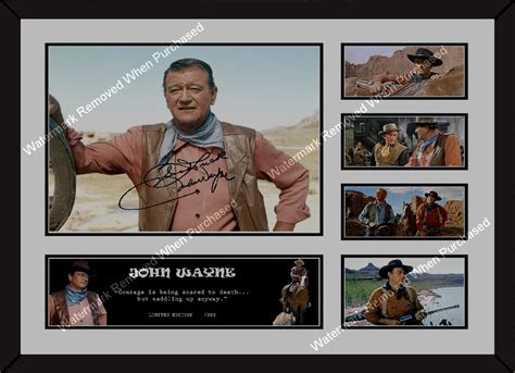 John Wayne The Duke Western Memorabilia Signed Limited Edition Photo