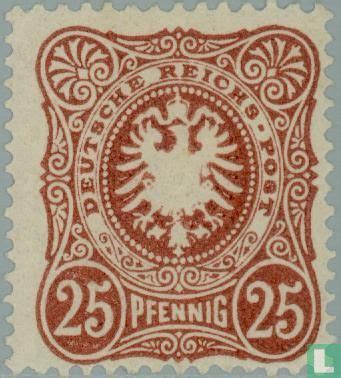 Cijfer En Adelaar 25 1880 Duitse Rijk LastDodo